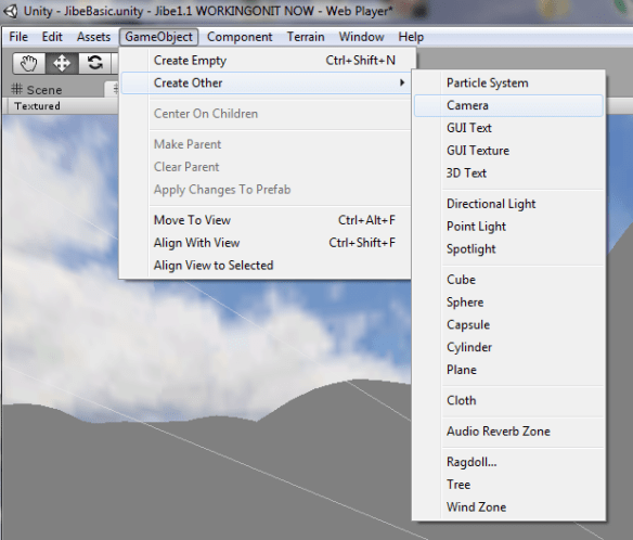 flycam - create a camera