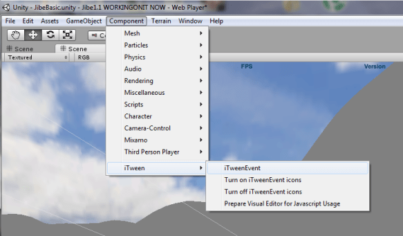 flycam - itween add event
