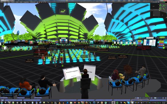 Attending the Opening Keynote Presentation