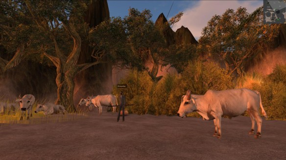 One of the interactive NPCs in the East Africa Traveler Safety Simulation